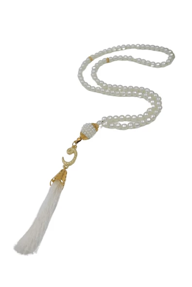 Medine Ravza Kokusu 400 Ml Sprey Kabe Kokulu İnci Görünümlü Plastik Beyaz Tesbih Tesbih Hediyeli - Resim 2