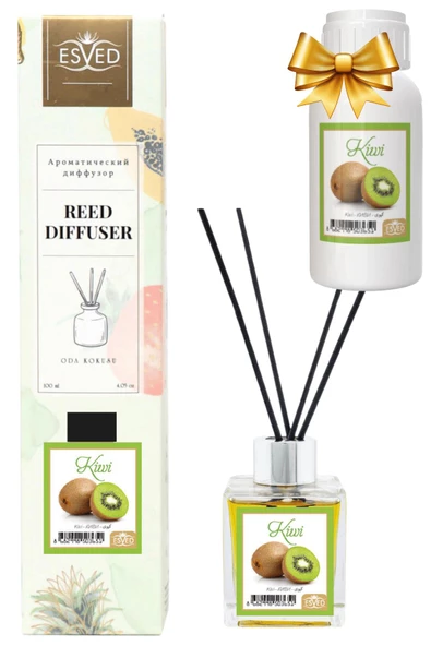 Kivi Kokusu 100 Ml Çubuklu Oda Kokusu Yedek Dolum Şişesi Hediyeli ürün görseli
