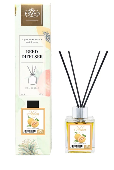 Kavun Kokusu 100 Ml Çubuklu Oda Kokusu Yedek Dolum Şişesi Hediyeli - 3