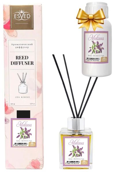 Melisa Kokusu 100 Ml Çubuklu Oda Kokusu Yedek Dolum Şişesi Hediyeli ürün görseli