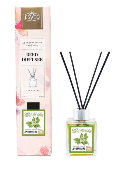 Müge Çiçeği Kokusu 100 Ml Çubuklu Oda Kokusu Yedek Dolum Şişesi Hediyeli - 3