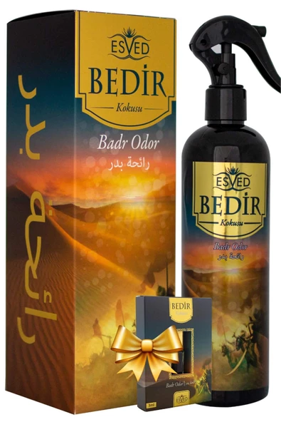 Bedir Kokusu Sprey 400 Ml. Bedir Kokusu Parfüm Esansı 3Ml. Hediyeli