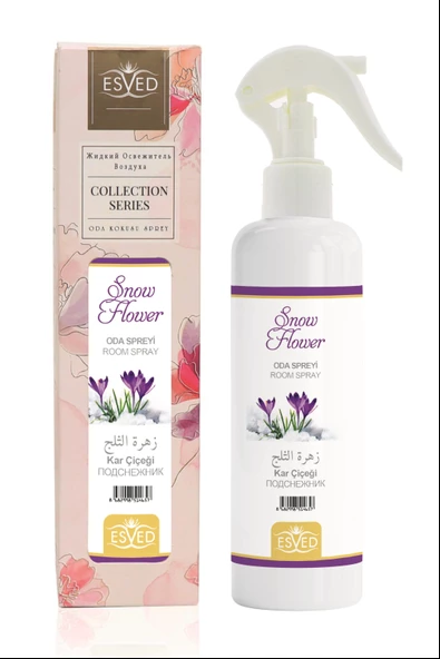 Kar Çiçeği Kokusu Sprey 400Ml. Gül Kokusu Araba Kokusu 8Ml. Hediyeli - Resim 3