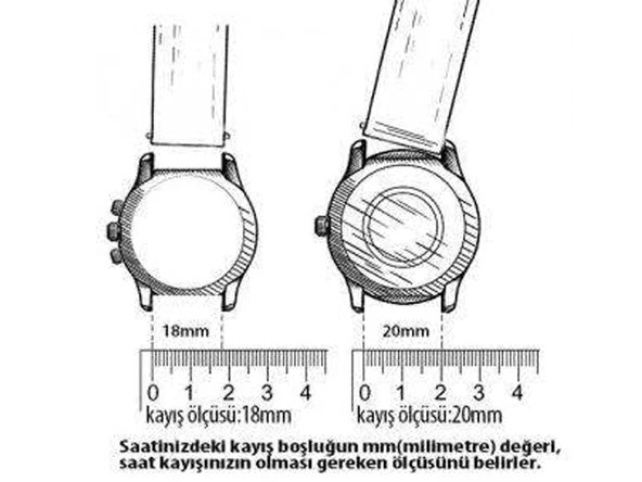 Tag-heuer Uyumlu  20-18  Siyah  Dikişli  Siyah Hakiki dana derisi  02 - 3