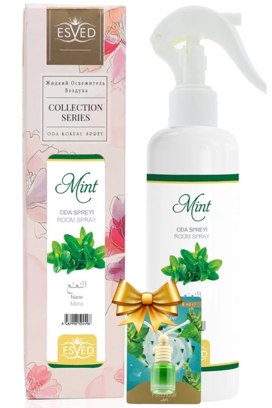 Nane Kokusu Sprey 400Ml. Nane Kokusu Araba Kokusu 8Ml. Hediyeli ürün görseli