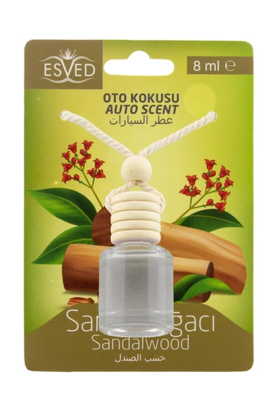 Sandal Ağacı Kokusu Sprey 400Ml. Sandal Ağacı Kokusu Araba Kokusu 8Ml. Hediyeli - Resim 2