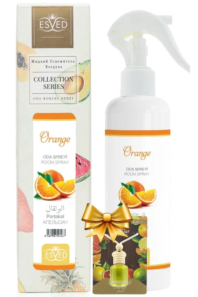 Portakal Kokusu Sprey 400Ml. Portakal Kokusu Araba Kokusu 8Ml. Hediyeli ürün görseli