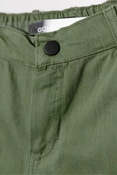 Çift Cepli Fermuarlı Jogger Gabardin Erkek Çocuk Pantolon - 3