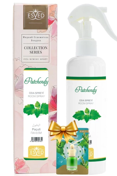 Paçuli Kokusu Sprey 400Ml. Paçuli Kokusu Araba Kokusu 8Ml. Hediyeli ürün görseli