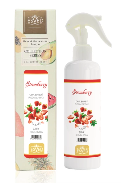 Çilek Kokusu Sprey 400Ml. Çilek Kokusu Araba Kokusu 8Ml. Hediyeli - Resim 3