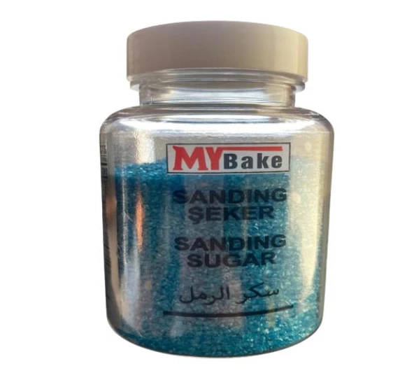 SANDING ŞEKER MAVİ (SANDING SUGAR) 100 GR - 3