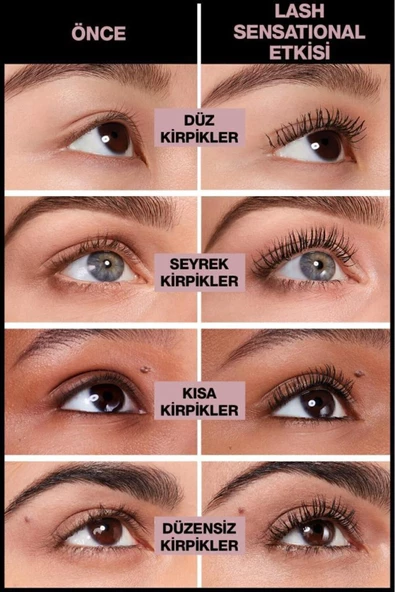 Lash Sensational Yelpaze Etkili Siyah Maskara - 3