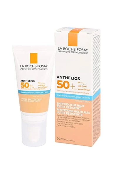 La Roche-posay Anthelıos Ultra Hydrating Tinted Cream Spf 50+ Hassas Ciltler Için Renkli Gü