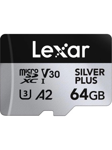 Lexar Professional 64GB 205 MB/s Silver Plus Mikro SD Hafıza Kartı - 3