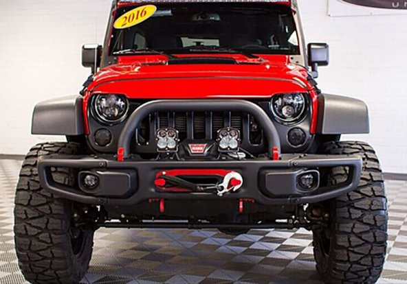 JEEP WRANGLER RUBICON JK 10. YIL ÖZEL ÜRETİM BOYNUZLU ÖN TAMPON - 2