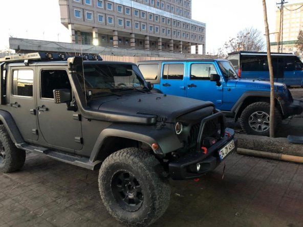 JEEP WRANGLER RUBICON JK 10. YIL ÖZEL ÜRETİM BOYNUZLU ÖN TAMPON - 3