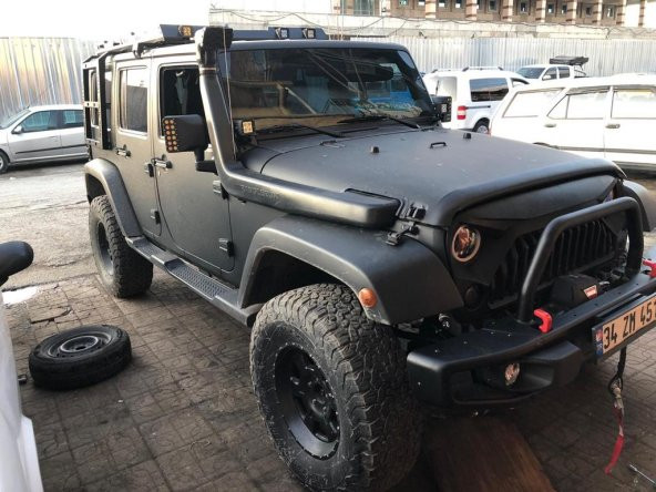 JEEP WRANGLER RUBICON JK 10. YIL ÖZEL ÜRETİM BOYNUZLU ÖN TAMPON - 4