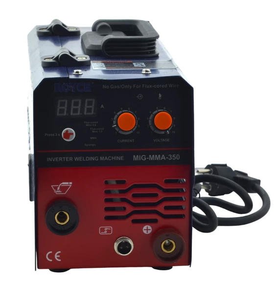 Kaynak Makinası + ROYCE Gazsız Gazaltı Kaynak Makinası MIG-MMA-350 2 Makina bir arada NO:380 Gazsız Gazaltı Kablosu Yoktur - 4