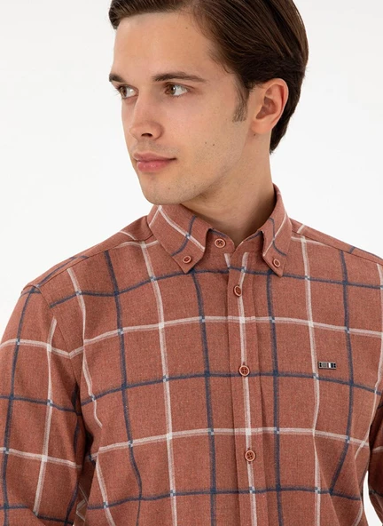 U.S. POLO ASSN. ERKEK DOKUMA GOMLEK G081GL004-000-1958877 - 2