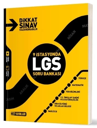 Hız 8. Sınıf 9 İstasyonda Lgs Tüm Dersler Soru Bankası Yeni
