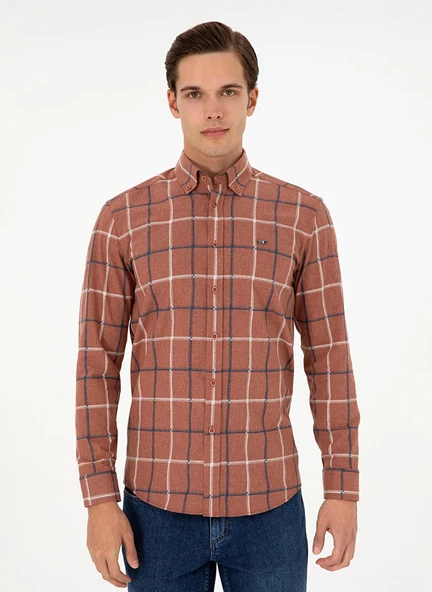 U.S. POLO ASSN. ERKEK DOKUMA GOMLEK G081GL004-000-1958877 - 3