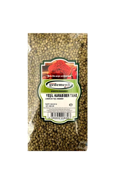 YEŞİL KARABİBER TANE 800 GR