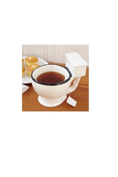 NETAVANTAJ Wc Tuvalet Tasarım Klozet Kupa Bardak Toilet Mug - 2