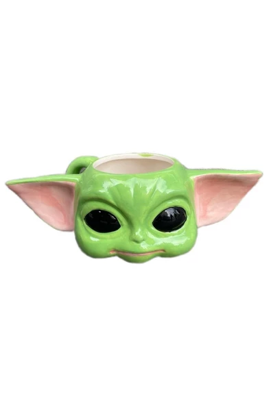 NETAVANTAJ Baby Yoda Özel Tasarım 3d Kupa Mug