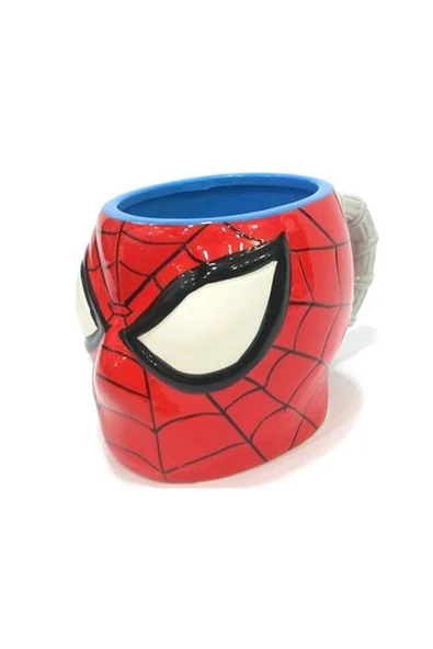 NETAVANTAJ Marvel Örümcek Adam Spiderman Kafa 3D Kupa