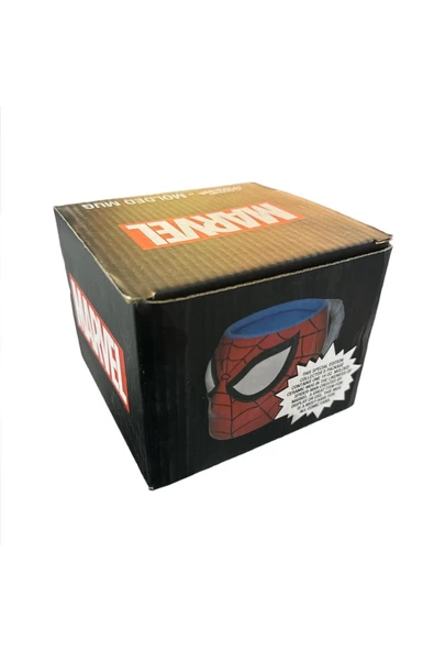 NETAVANTAJ Marvel Örümcek Adam Spiderman Kafa 3D Kupa - 2