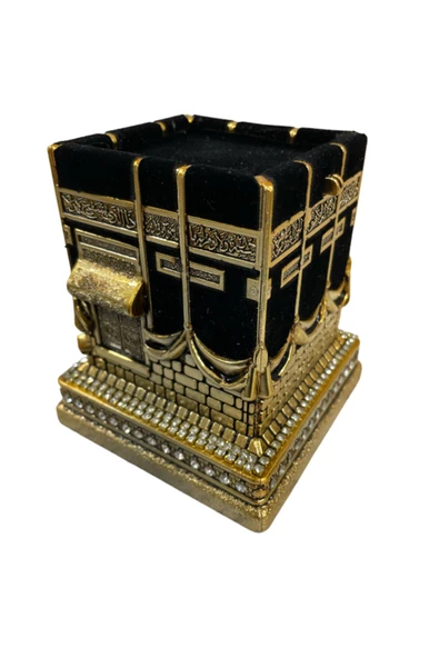 NETAVANTAJ Taşlı Süslemeli Kabe Biblo Küçük Boy