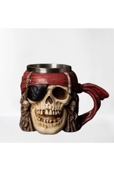 NETAVANTAJ Retro Kuru Kafa Korsan Kupa Bardak