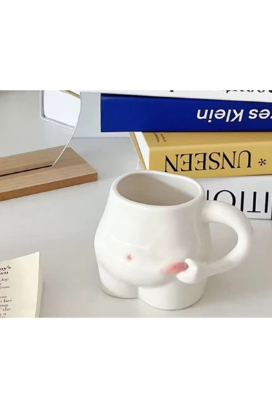 NETAVANTAJ Göbeğini Tutan Tombul Kupa Bardak - 2