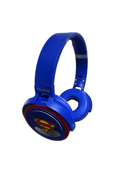 NETAVANTAJ Superman Kablosuz Bluetooth Katlanabilir Kulaküstü Kulaklık - 2