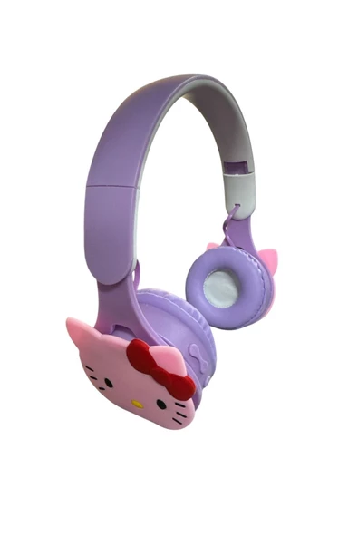 NETAVANTAJ Hello Kitty  Kablosuz Bluetooth Katlanabilir Kulaküstü Kulakl?