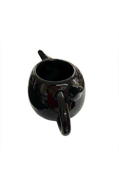 NETAVANTAJ Kuromi Büyük Boy 3D Kupa Mug Siyah - 2