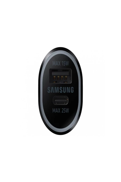 Samsung Ep-l4020n Hızlı Araç Şarj Aleti (25w + 15w) - Siyah - 5