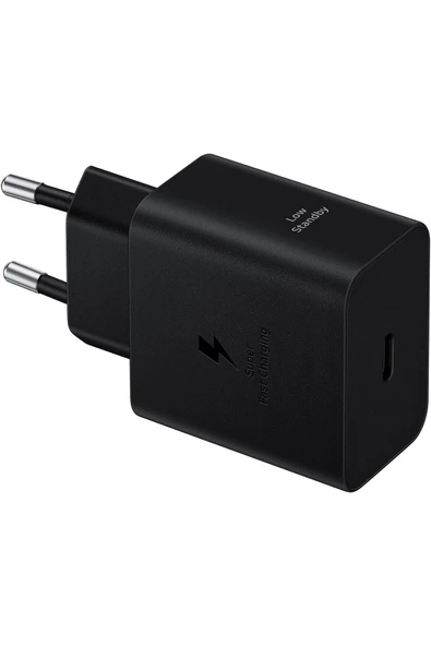 Samsung EP-T4511X Type-C Süper Hızlı Şarj Cihazı 45W Siyah Samsung Türkiye Garantili - 3