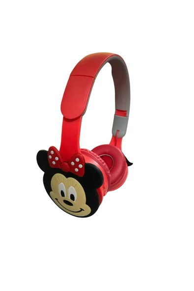 NETAVANTAJ Minnie Mouse Kablosuz Bluetooth Katlanabilir Kulaküstü Kulakl?