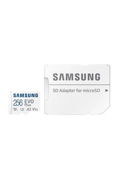 Samsung Evo Plus 256gb Microsd Mb-mc256ka/tr - 130 Mb/sn Beyaz Hafıza Kartı (Samsung Türkiye Garantili) - 6