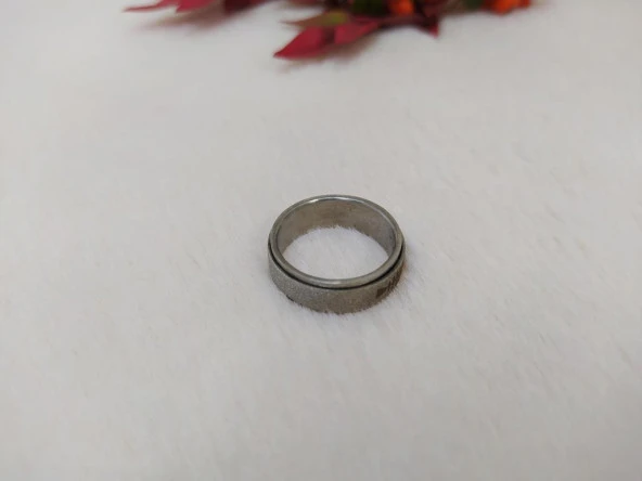 Balık Tasarım Simli Paslanmaz Çelik yüzük Gümüş Bay Bayan 18 beden - 2