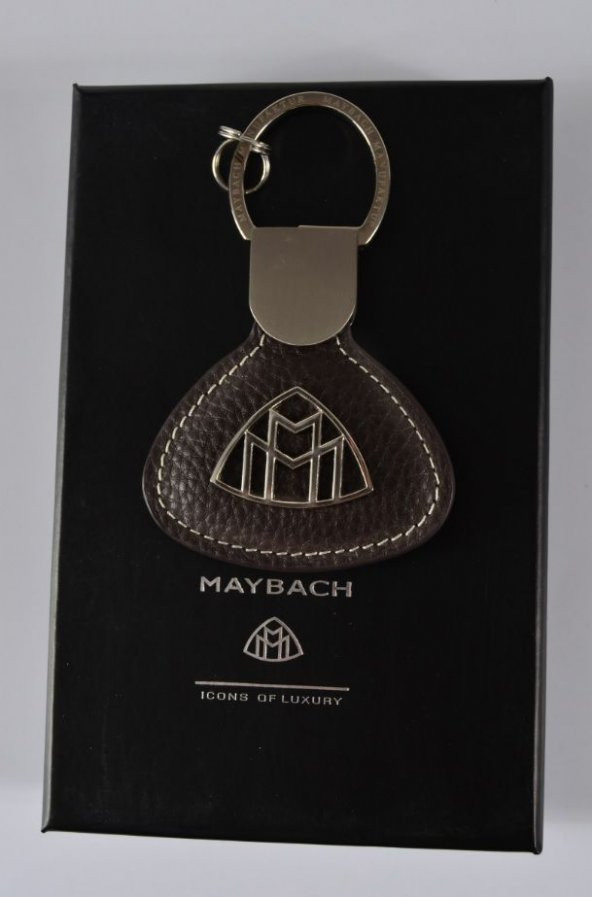 MERCEDES MAYBACH DERİ ANAHTARLIK KAHVERENGİ - 4