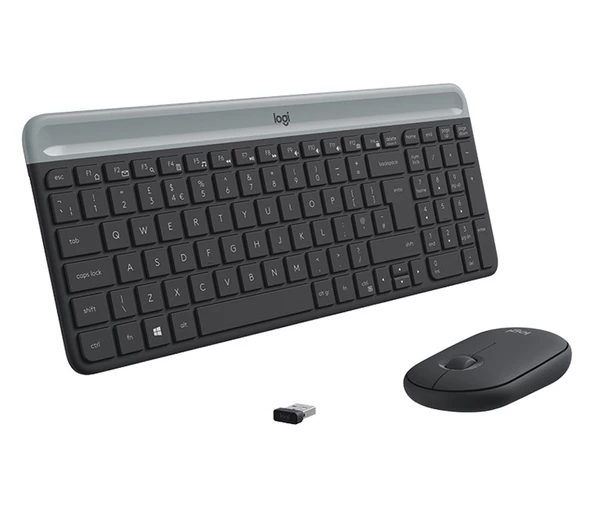 Logitech MK470 ince Kablosuz Set Siyah 920-009435 - 2