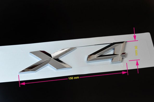 BMW X4 BAGAJ YAZISI