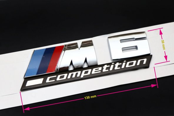 BMW M6 COMPETITION YAZI KROM