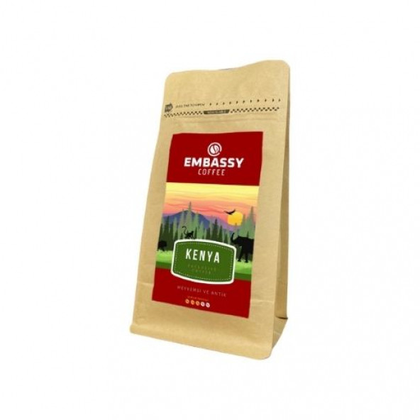 Embassy Coffee Kenya Nyeri AA Filtre Çekirdek Kahve 1000 gr.
