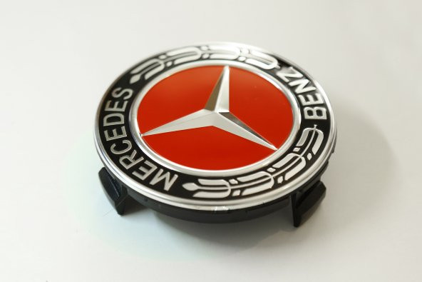 MERCEDES BENZ JANT GÖBEĞİ SİYAH-KIRMIZI MİNELİ (4 ADET)