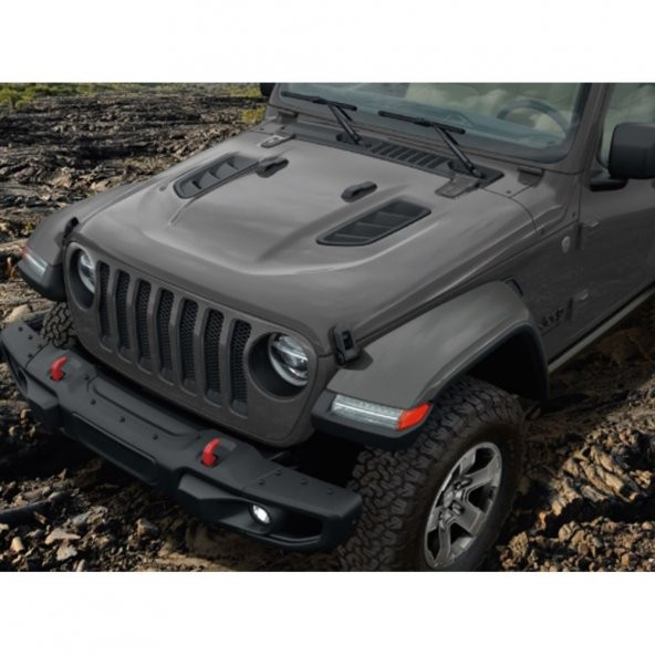 JEEP WRANGLER RUBİCON JL OFF-ROAD HAVA KANALLI KAPUT 18-20 - 3