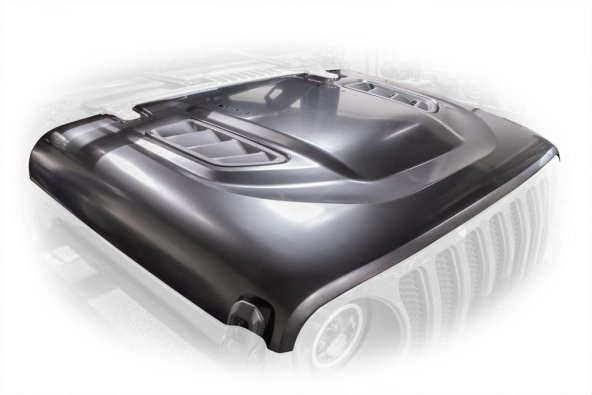 JEEP WRANGLER RUBİCON JL OFF-ROAD HAVA KANALLI KAPUT 18-20 - 4