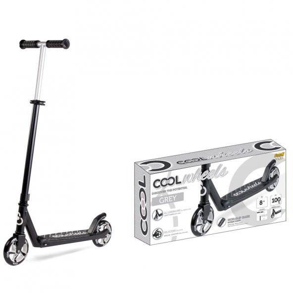 Cool Wheels 2 Tekerlekli Katlanabilir Scooter 8+ - Gri - Resim 5